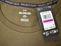 Under Armour Project Rock Brahma Bull Short Sleeve T-Shirt Men’s Sz M/L /XL /2XL
