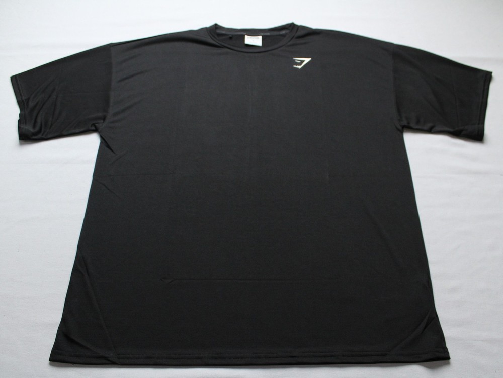 Gymshark Men’s Arrival Sweat Wicking Oversized Fit T-Shirt NN7 Black Large NWT