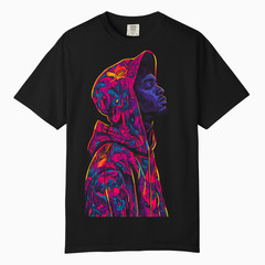Neon Hip Hop Graphic T-Shirt, Comfort Colors T Shirt, Unisex Streetwear Tee