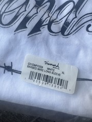 Diamond Supply Co. Men’s Barbed Wire Long Sleeve White XL
