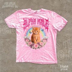 Alpha Male Funny Kitten Ironic Cat Comfort Tee
