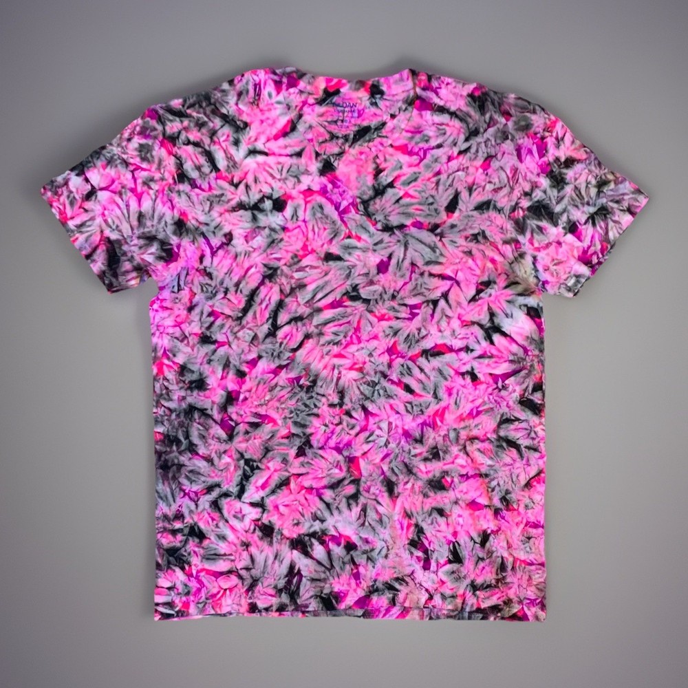 *New* 3XL & 4XL Handmade Tie Dye, Bubble Gum Licorice Cruncht Crinkle, Crew & V
