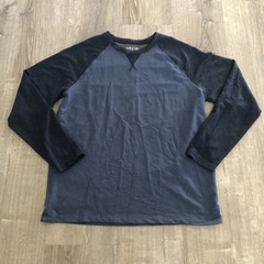 Orvis Classic Collection Mens Size Large Blue Long Sleeve Pullover Shirt Thermal