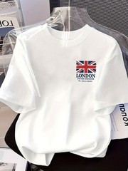 London United Kingdom T-Shirt | Union Jack Flag Graphic Tee