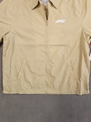 Formula 1 x PacSun Eco Team Zip Up Shirt Tan Size Large SOLD OUT