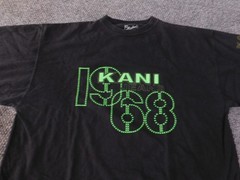 Kani Jeans Shirt Mens XL Black 1968 Graphic Short Sleeve Karl Kani Hip Hop Tee