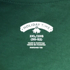 Holiday Time 2XL Tee Shirt
