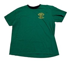 Vintage 90s Polo Ralph Lauren Crest Logo T Shirt Green Men’s XL Contrast Collar