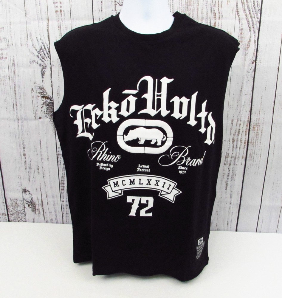 Ecko Unltd Shirt Adult Size M Black Tank Top Graphic Outdoor Sports Men’s NWT.