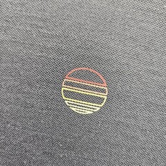 Marine Layer T Shirt Weekend Sport Gray Subtle Stripe Polyester Lyocell Elastane