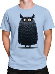 Midnight Puff Owl T-Shirt | Unisex