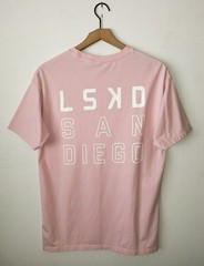 LSKD San Diego T-Shirt Pink Supima Cotton 1% Better Mens NEW 2XS (Measures MD)