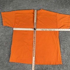 VINTAGE Atlas Sportswear Shirt Mens XL Orange Halloween Teddy Bear Graphic
