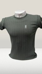 Texture Knit Fabric T shirts, Size M, L, XL
