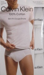 3 CALVIN KLEIN SLIM FIT BLACK WHITE CREWS S M L XL COTTON T-SHIRTS UNDERSHIRTS