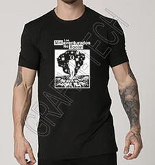 PXNDX PANDA PLAYERA NEGRA / BLACK T-SHIRT BANDA ROCK MONTERREY MEXICO nuevo