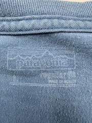 Patagonia Shirt Mens Large Blue Back Logo Graphic Tee Tagless Outdoor Hiking