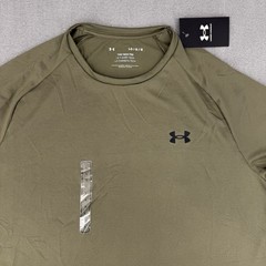 Under Armour The Tech Tee 2.0 Shirt Mens L Army Green Military Color Running NWT