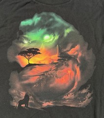 Disney The Lion King Shirt Mens 3XL Mufasa Abstract Simba Pridelands Movie Tee
