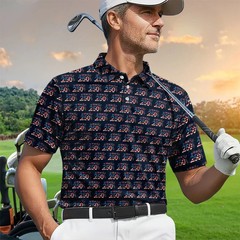 250 USA Birthday Patriotic Golf Polos, Father’s Day Gift (S-5XL)