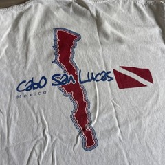Vintage Yazbek Cabo San Lucas Mexico Diving T-shirt Sz Medium Made In Mexico
