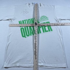 Vintage Speedway Racing Shirt Mens Large National Qualifier Cal Expo Signed 90s