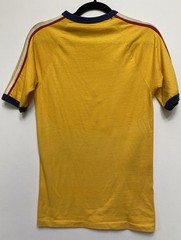 Vintage 70s Beatles M 38-40 Ringer T Healthknit T-shirt Yellow Stripes