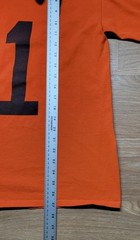 Death Row Records Graphic Tee Long Sleeve Mens L West Coast Rap in Prison Orange