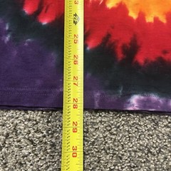 Liquid Blue 2014 Men T Shirt Alice In Wonderland We’re All Mad Here Tie Dye Sz M