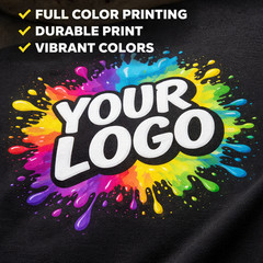 Custom Logo T-Shirts | Full Color Print | Bulk Custom Shirts | Business Event T