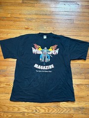 Vintage Wide Open Magazine Biker Motorcycle Graphic T-Shirt