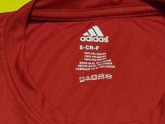 Adidas Men Go To Performance Tee Shirt Small Red Graphic NWT FREE SHIPPING