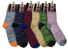Sumona 6 Pairs Women Colorful Fancy Design Soft & Stretchy Novelty Crew Socks…