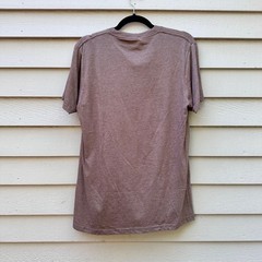 Tee Luv AW Root Beer Graphic T-Shirt Mens Medium Heather Brown Vintage Style NEW