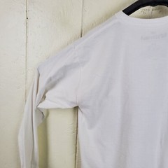 Boyz N The Hood Shirt Mens Medium White Crew Neck Long Sleeve Graphic Stretch
