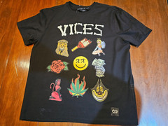 Eternity BC/AD Vices Black Tshirt, Size 2XL