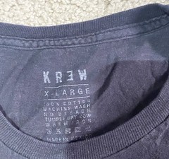 KREW Skull Tee-Shirt Black and gray XL