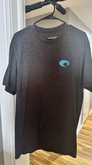 Costa Men’s Graphic Logo Short Sleeve T-Shirt XXL Cotton Blend Assorted Colors