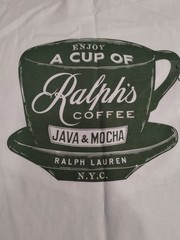 Polo Ralph Lauren Ralph’s Coffee Custom Slim Fit Short Sleeve Tee Shirt Large