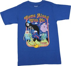 Adventure Time New Adult T-Shirt – Come Along With Me Marceline & Finn