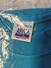 Vintage New BVD Heavyweight Pocket T-shirt Cotton Men’s Large Teal Made In USA