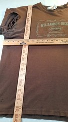 *Holes* 2 Genuine Dickies T-Shirts Mens L 42 44 Round Neck Graphic Tees