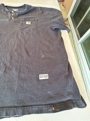 Carhartt K84 Workwear Loose Fit Short-Sleeve Henley T-Shirt with Pocket. Used bu