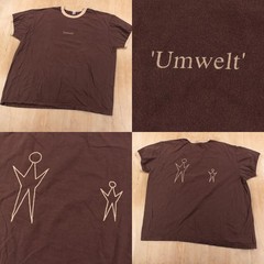 Umwelt human animal science nature ringer t-shirt XL american apparel y2k tee