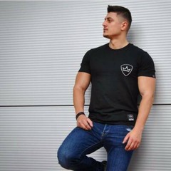 Men’s Bodybuilding Gym Workout T-Shirt Muscle Shaper Sport Fitness Active Tee