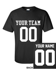 CUSTOM CLASSIC T-Shirt JERSEY Personalized Name Number Football Softball S-5XL