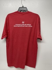 District Made Mens Graphic Printed T-shirt Red Large Short Sleeve NWOT