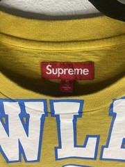 Supreme Overprint T Shirt Knowledge Reigns Supreme Slub Top Tee XL SS24 Gold