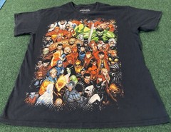 Marvel Super Heroes Men’s Black T Shirt Size MD 38/40