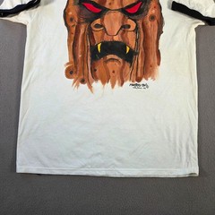 Vintage Monstrosi-Tees Shirt Mens Large Hand Painted Moster Timothy Brough 90s
